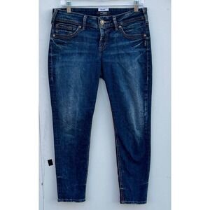 Silver Jeans Co Suki Skinny Crop Dark Wash Denim Jeans W30 L25 L43969SSX455